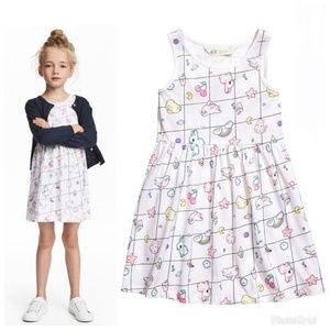 H&M girls cotton dress size 8-10 Y